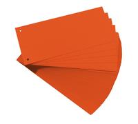 Herlitz Intercalaire pour DIN A4 Manila carton orange 100 intercalaires