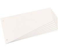 Herlitz Intercalaire trapézoïdal Manila Carton blanc 100 intercalaires