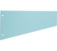 Herlitz Intercalaire trapézoïdal Manila Carton bleu 100 Intercalaires