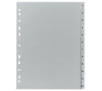 Herlitz Intercalaires perforés 10841252 - 1-31, 23 x 29,7 cm, PP avec touches