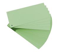 HERLITZ - intercalaires, pour format A4, carton dur RC, perforée, 105 x 240 mm, 190 g/m2 contenu: 100