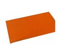 Herlitz Intercalaire trapézoidal A4, carton Rc dur, orange