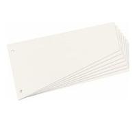 Herlitz Intercalaires trapézoidal – carte lustrée – blanc G
