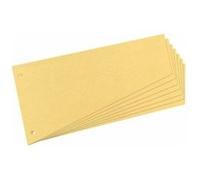 herlitz Intercalaires, trapézoidal, carte lustrée, jaune G