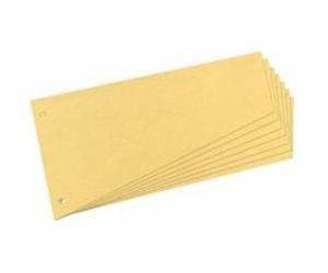 herlitz Intercalaires, trapézoidal, carte lustrée, jaune G