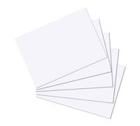 Herlitz Karteikarte A6 blanko weiß 100er Packu