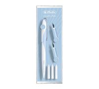 Herlitz Kit de calligraphie my.pen Nicewriter "Light Blue" blanc bleu clair