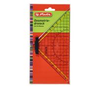 Herlitz Large geometry triangle with handle, 1 piece in transparent pack Geometr