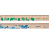 Herlitz Lineal 30cm Greenline Holz
