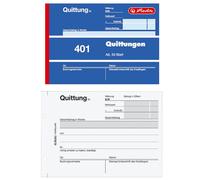 Herlitz livret de formulaires "Quittung 401" DIN A6 50 feuilles