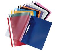 Herlitz Lot De 10 Chemise À Lamelle, Format A4 Polypro Violet