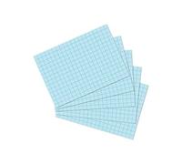 Herlitz Fiches Bristol, Format A7, Quadrill¿E, Bleu, En