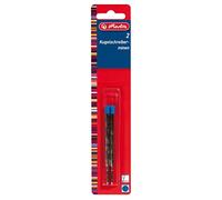Herlitz Lot de 2 Recharges pour Stylo-bille Bleu