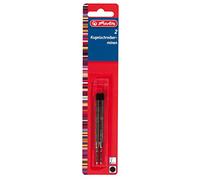 Herlitz Lot de 2 Recharges pour Stylo-bille Noir