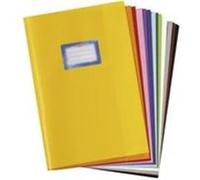 herlitz - Lot de 25 - protège-cahiers, format A4, imprimé (Bast), rouge G