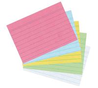 Herlitz Lot De 4 Pqts De 100 Fiches Bristol 170g Format A8 Ligné Blanc