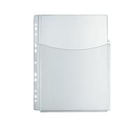 herlitz Lot de 5 pochettes format A4 en PVC souple à plis pour catalogue