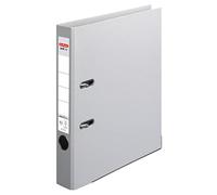 Herlitz - classeur en pp chromocolor s 50, a4, gris, en plastique, largeur de dos 50 mm, laminé avec un film pp, gravure de toil G
