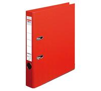 Herlitz maX.file protect+ 10834729 Classeur A4 avec dos de 5 cm et reliure intégrale en film Rot