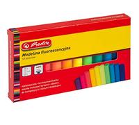 Herlitz® Moulin fluorescent | Lot de 10 | Bâtons de 7,5 cm de long | Thermodurcissable | Non toxique | Non marquant | Couleurs intenses | Amusement créatif pour les enfants