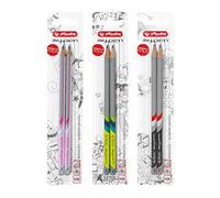 Herlitz my. pen 10786952 Crayon HB Lot de 2, couleurs assorties