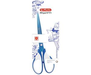Herlitz My.Pen Découpe Droite Bleu Et Blanc