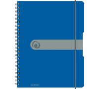 Herlitz notebook easy orga to go A4 damier 80 feuilles bleu