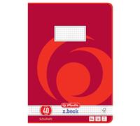 Herlitz notepads A4 Squared, 16 Sheets, line Style, FSC Mixed Wood, Pack of 10 w