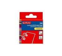 HERLITZ Oeillets de renforcement 13 mm blanc autocollants - 240 pièces, perforation 5 mm