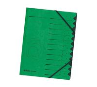 herlitz Ordnungsmappe easyorga, A4, Karton, 12 F„cher, grn