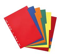 Herlitz Intercalaires A4 – Pack de 10, couleurs assorties