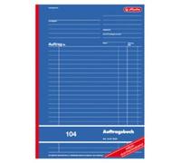Herlitz Papeterie - Fournitures Herlitz Formularbuch "Auftrag 104", Din A4, 2 X 40 Blatt 183418