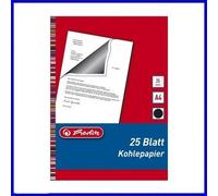 Herlitz Papier carbone format A4 – 25 feuilles – Noir