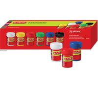 Herlitz - Gouaches, 6 Couleurs, 25 Ml
