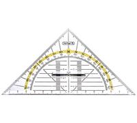 Herlitz Petit triangle géométrique avec poignée, 1 pièce dans un emballage transparent