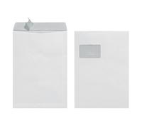 Herlitz Pochette d'expédition DIN C4 avec fenêtre autocollante blanche 10 pochettes d'expédition