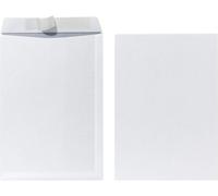 Herlitz Pochette d'expédition DIN C5 sans fenêtre autocollante blanche 25 pochettes d'expédition