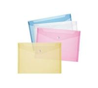 herlitz Pochette pour documents, A5, PP, blanc / transparent