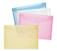 herlitz Pochette pour documents, A5, PP, blanc / transparent Transparent G