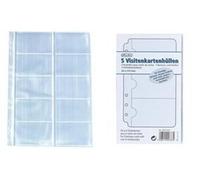herlitz - Pochettes perforées pour 10 cartes de visite pqt 10