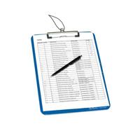Herlitz Porte-Bloc A4 11205663 en PP, mécanisme de serrage et œillet de suspension Noir