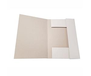 Herlitz® Porte-documents A4 avec bande élastique | Organisateur de dossier Protection | Étiquette pratique | Universel | Pour le Bureau du Travail École Études | Blanc