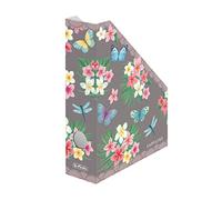 Herlitz Porte-revues A4 Ladylike en carton ondulé motif papillons 7 cm