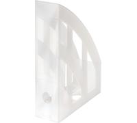 herlitz Porte-revues - DIN A4 à C4 - classic - plastique - blanc translucide