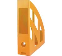 herlitz Porte-revues - DIN A4 à DIN C4 - classic - plastique - orange translucide