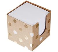 Herlitz Pure Glam Boîte à notes, 9 x 9 cm, 700 feuilles blanches, 1 pièce
