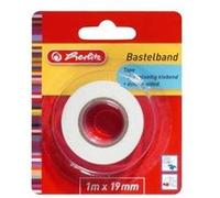 Herlitz Ruban adhésif de fixation double-face 1 x 19 mm Blanc