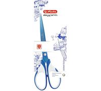 Herlitz Schere my.pen blau/weiß