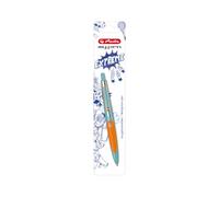 Herlitz Stylo à bille my.pen rétractable turquoise/orange