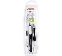 herlitz Stylo plume my.pen, plume: L, noir / blanc Noir G